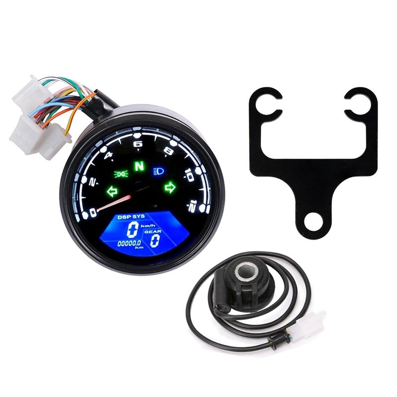 QASULER Motorcycle Speedometer with Night Vision - Image 1