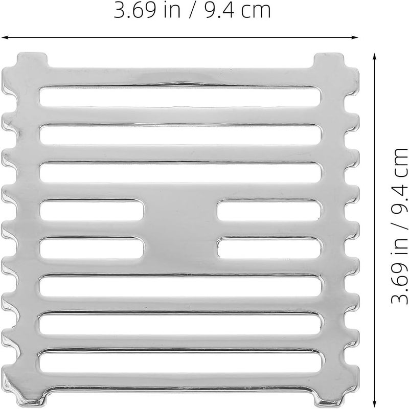 Stainless Steel Shower Drain Cover with Floor Drain Protector and Sink Hair Filter for Bathroom Floor Strainer, Sturdy Sink Filtering Cover for Kitchen and Laundry Use - Image 2