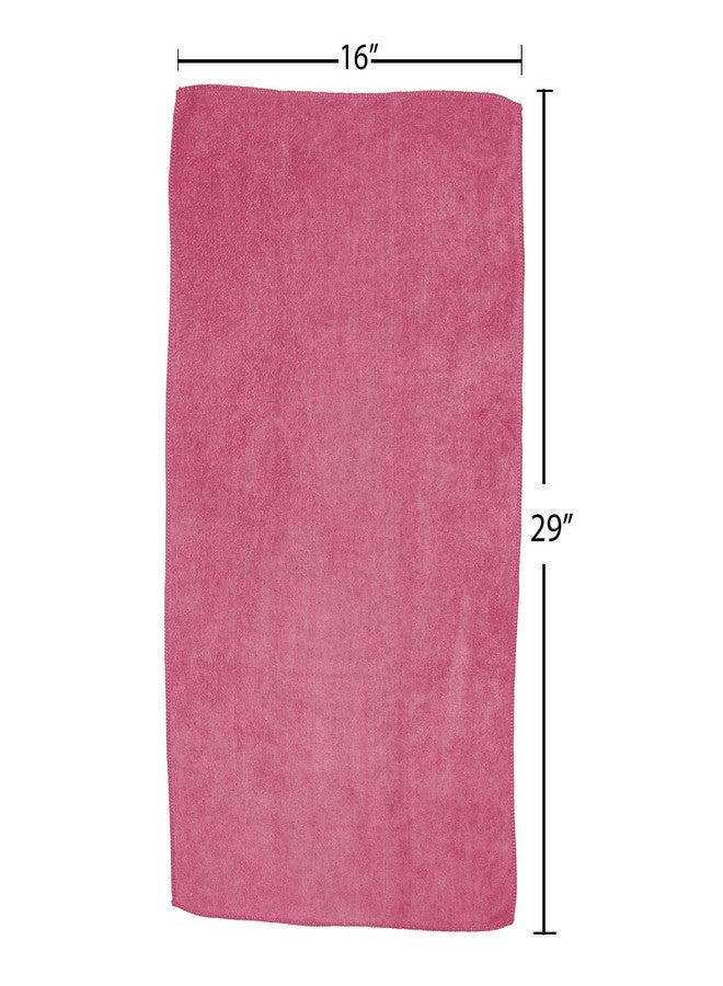 Fromm Softees Microfiber Salon Hair Towels for Hairstylists, Barbers, Spa, Gym in Hot Pink/Orange, 16" by 29", 10 Count Perfect Hair Care Towel for Drying Curly, Long, Wavy Hair - Image 5