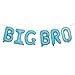 RUIANSI Big Bro Party Decorations Multicolor Big Brother Themed Newborn Baby Announcement Gender Reveal Baby Shower Party Supplies Light Blue - Image 3