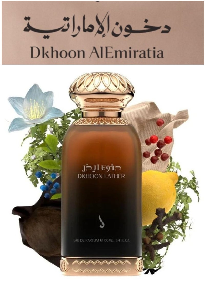 دخون الإماراتية - دخون ليذر  او دو بارفان 100 مل - Image 1