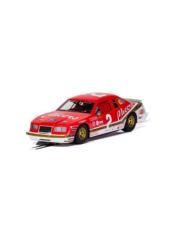 Scalextric Ford Thunderbird 'Cheers' #2 1:32 Slot Race Car C4067, Red/White - Image 1