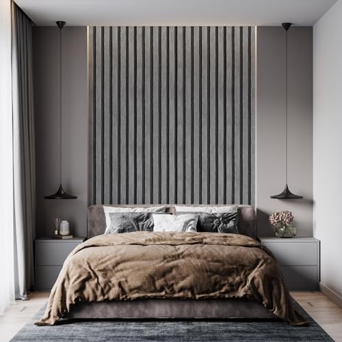 Yun-aeon Natural Wood Peel and Stick Wallpaper Grey Wood Slats - 17.3"x 120" Self-Adhesive Waterproof Vinyl Removable Wall Paper for Wall Decor Bedroom - Image 2