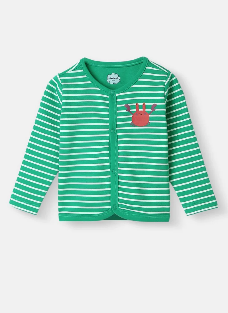 نوتيناتي Nautinati Infant Boys’ Pack of 2 Cotton Printed & Striped Camisoles