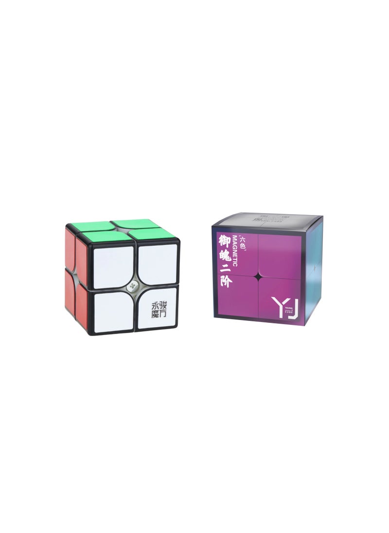 واي جيه YJ YU 2x2 مكعب السرعة المغناطيسي الملصق  - Image 1