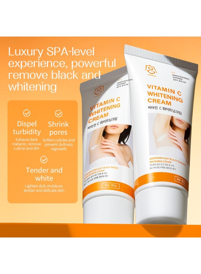 Underarm Cream, Body Cream, Contains Vitamin C, Moisturizing And Hydrating, Nourishing for Body Use, Buttocks And Inner Thighs, Multifunctional Cream - Image 2