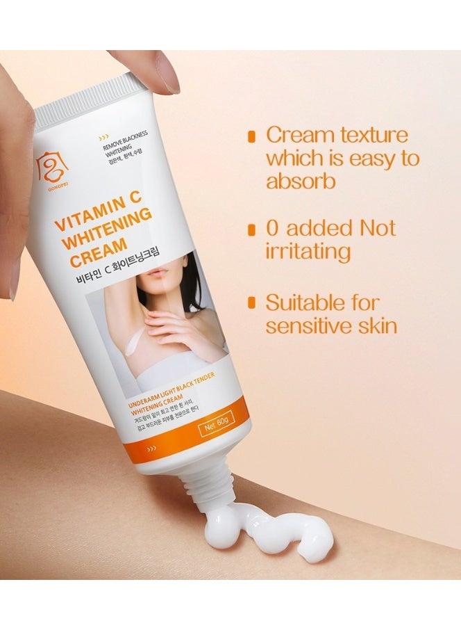Underarm Cream, Body Cream, Contains Vitamin C, Moisturizing And Hydrating, Nourishing for Body Use, Buttocks And Inner Thighs, Multifunctional Cream - Image 4