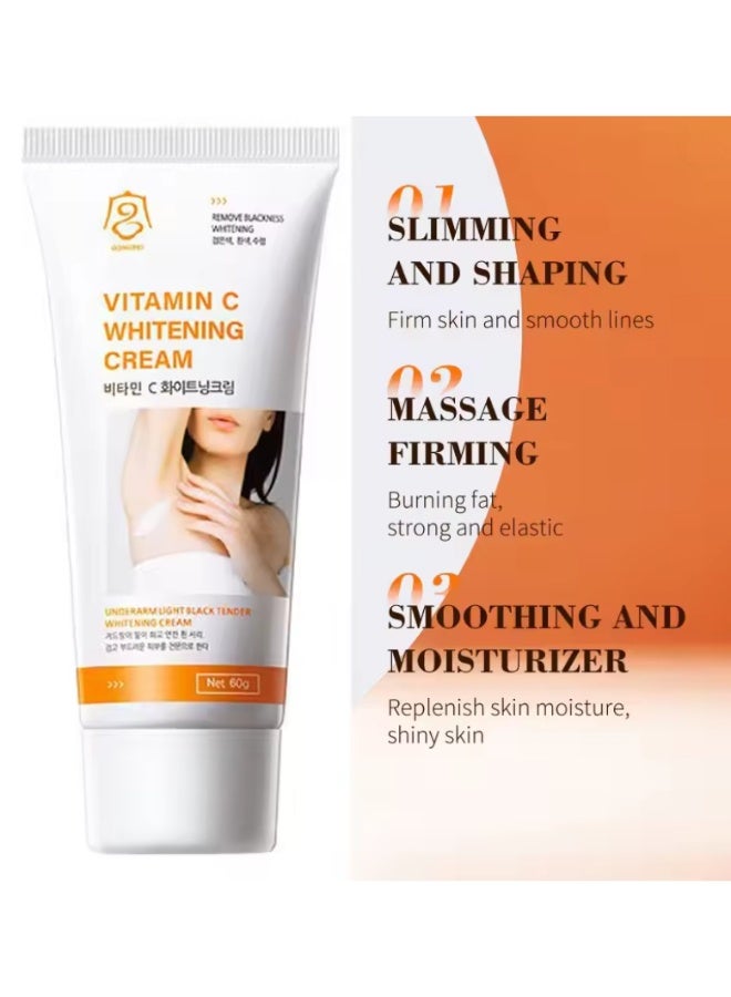 Underarm Cream, Body Cream, Contains Vitamin C, Moisturizing And Hydrating, Nourishing for Body Use, Buttocks And Inner Thighs, Multifunctional Cream - Image 5
