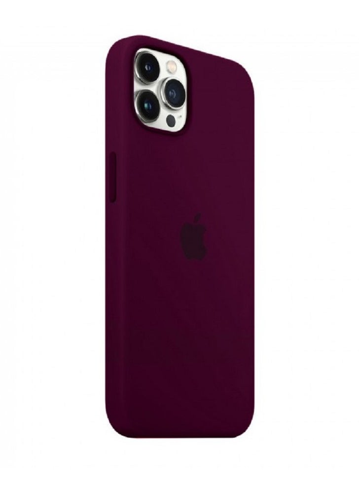CATANES - iPhone 13 Pro Protective Soft Silicone Case Cover Plum - Image 1
