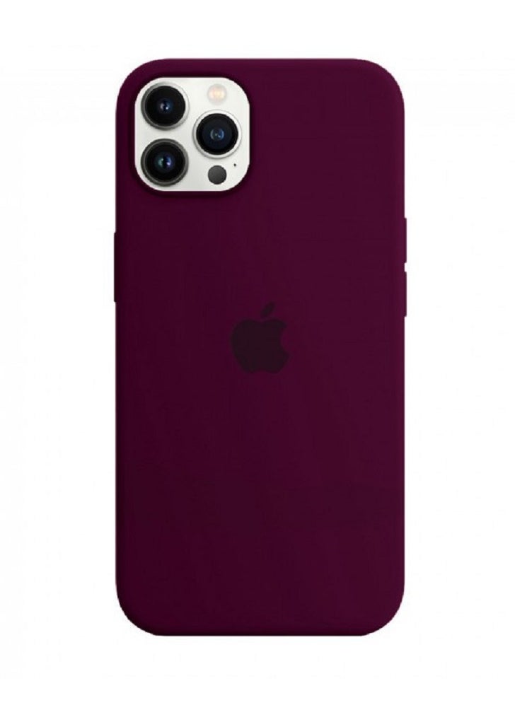 CATANES - iPhone 13 Pro Protective Soft Silicone Case Cover Plum - Image 1