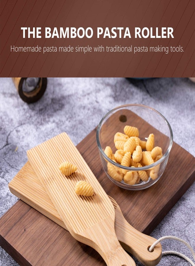 YIDADA Gnocchi Board Butter Paddles - Bamboo Pasta Board Gnocchi Maker, Gnocchi Paddle Pasta Tools, 2 Packs - Image 5