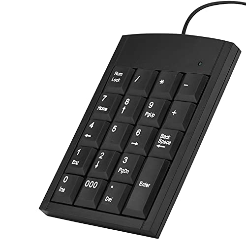 Tangxi USB Wired Laptop Numeric Keypad USB Deskstop Number Pad for , for 7/8 / 9/10, for Linux, for Android, for iOS - Image 4