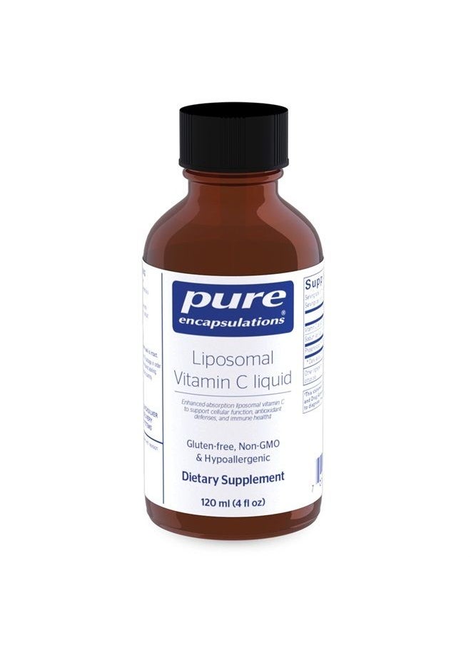 Pure Encapsulations - Liposomal Vitamin C | Support for Cellular Function, Antioxidant Defenses and Immune Health* | 4 fl. oz. - Image 1
