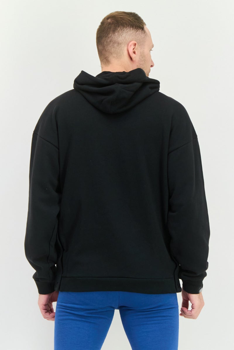 adidas Originals Men Sportswear Fit Long Sleeves Outdoor Hoodie , Black  - Image 4
