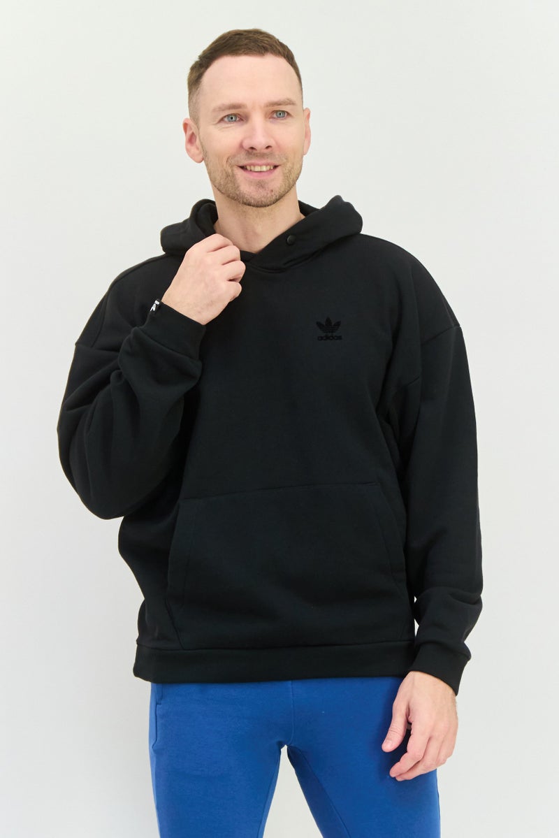 adidas Originals Men Sportswear Fit Long Sleeves Outdoor Hoodie , Black  - Image 1