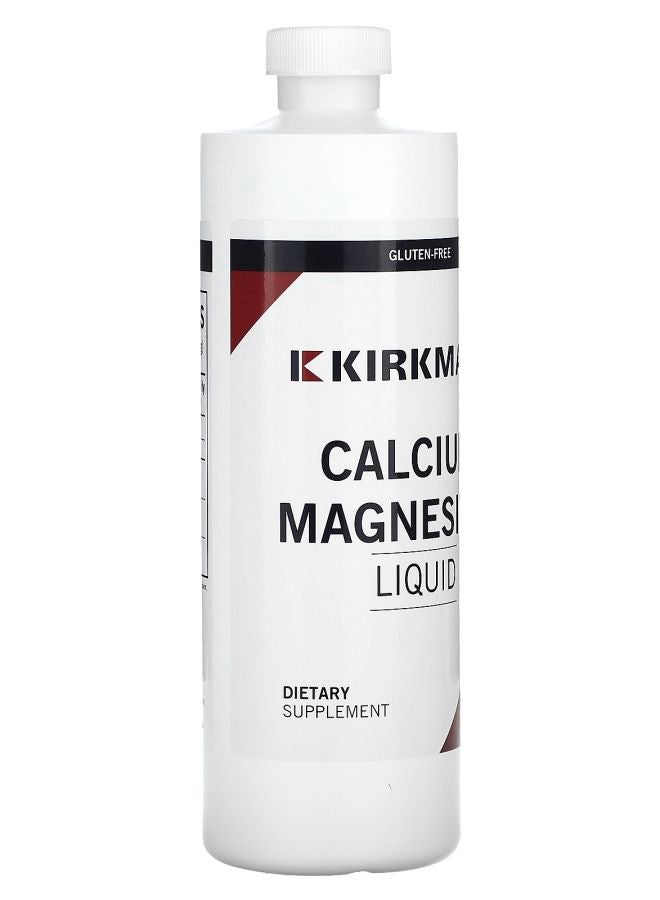 Kirkman Labs Calcium Magnesium Liquid 16 fl oz (473 ml) - Image 2