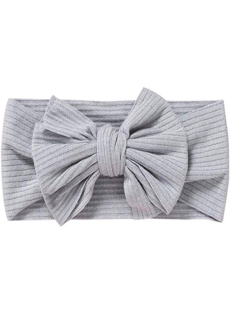 Baby Girls Headbands with Bows Handmade Hair Accessories Stretchy Hairbands for Newborn Infant Toddler Baby Essentials (Figure 10pcs) - Image 2