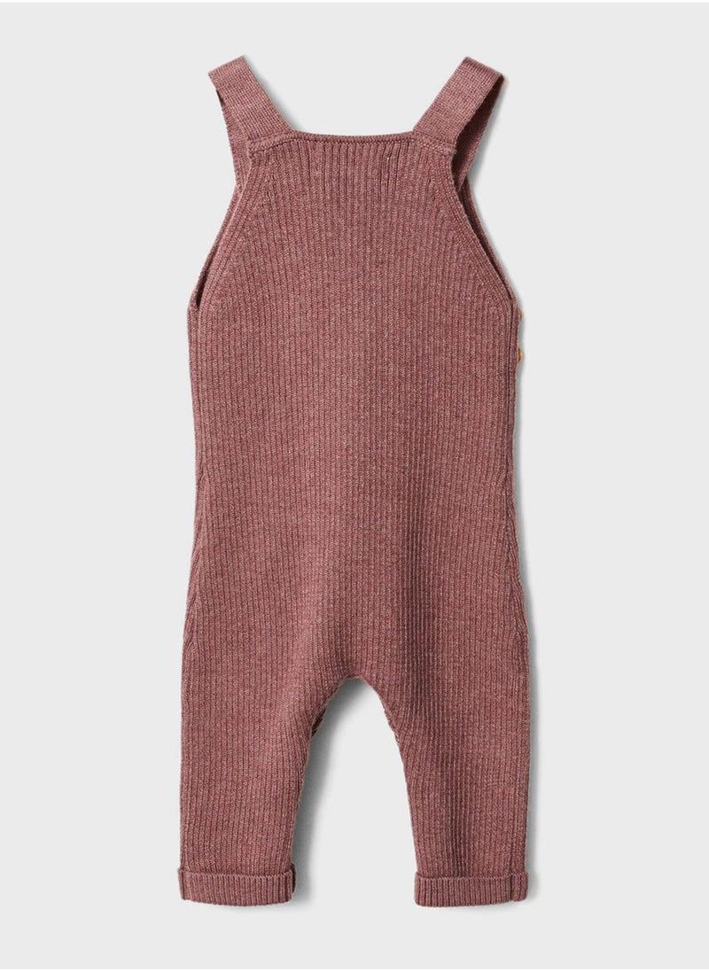 MANGO - Infant Pocket Detail Dungaree - Image 1