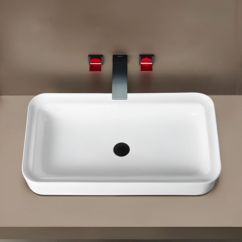 SYON Syon ENTO Premium Ceramic Table Top Wash Basin 235 inch x 157 inch  - Image 2