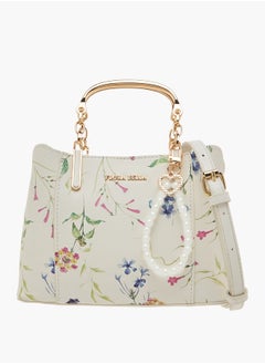 Flora Bella By Shoexpress Womens Solid Tote With Zip Closure  - Image 1