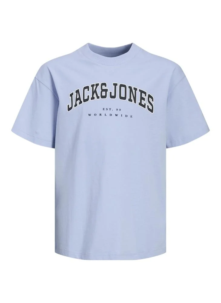 Jack & Jones Junior Kids Logo Crew Neck T-Shirts