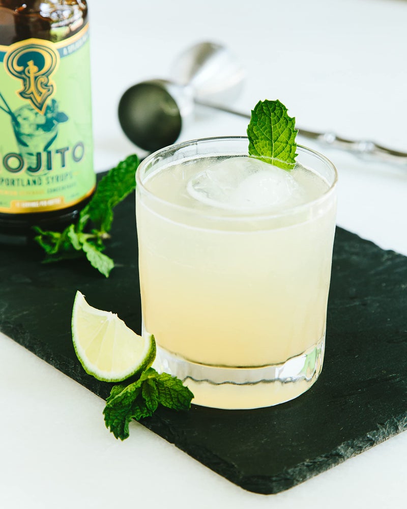 Portland Syrups Mojito Syrup - Refreshing Mint and Zesty Lime Flavor - Premium Beverage Concentrate for Cocktails, Mocktails, Tea, and More - 12 oz with 24 Servings (Pack of 2) - Image 3