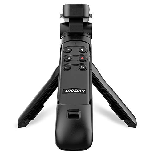 AODELAN Wireless Shooting Grip Tripod with Remote Control for Vlogging, for Sony ZV-E10,ZV-1F, ZV-E10 II, a6100, a6400, a6600, a7 III, a7R III, a7R IV, a9, a9 II, Replace Sony GP-VPT2BT - Image 1