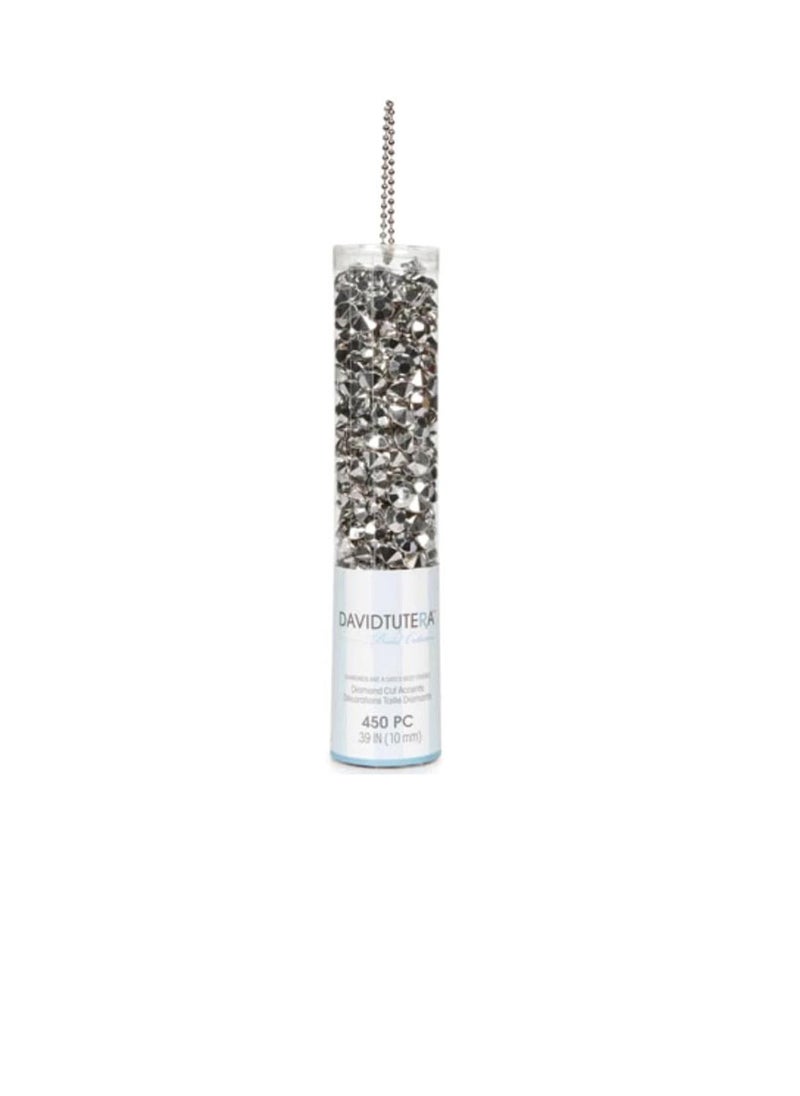 David Tutera - David Tutera Diamond Cut Accents Silver Plated 10mm - Image 1