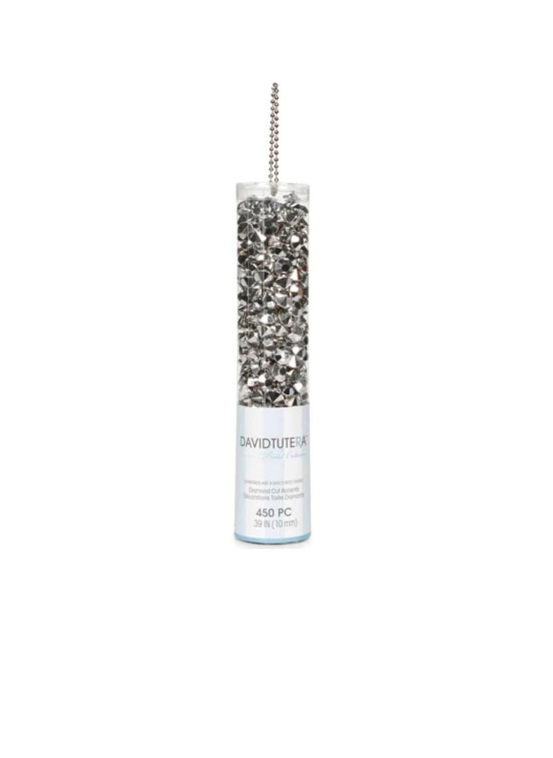 David Tutera - David Tutera Diamond Cut Accents Silver Plated 10mm - Image 1