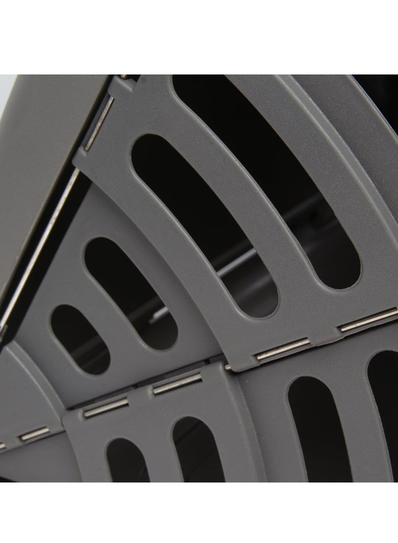 Triangular plastic cat carrier travel carrier collapsable and easy to use 45x35x30cm 500g - Image 3