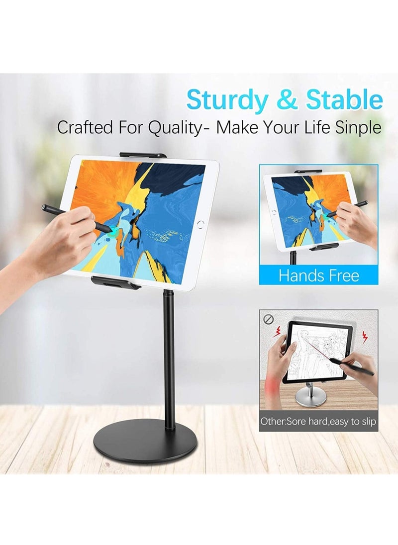 ELTRAZONE Tablet Stand Phone Holder, 360 Degree Rotating Adjustable Desktop Tablet Mount Compatible with iPad /iPhone/Nintendo Switch/Samsung Galaxy Tabs/Kindle /eBook Reader and More 4.6 - Image 5