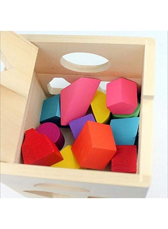 Smartcraft Wooden Toy, Blocks Shape Sorter Toys, Activity Educational Toys For Kids With 15 Hole Wooden Matching Inteligence Box - Image 1