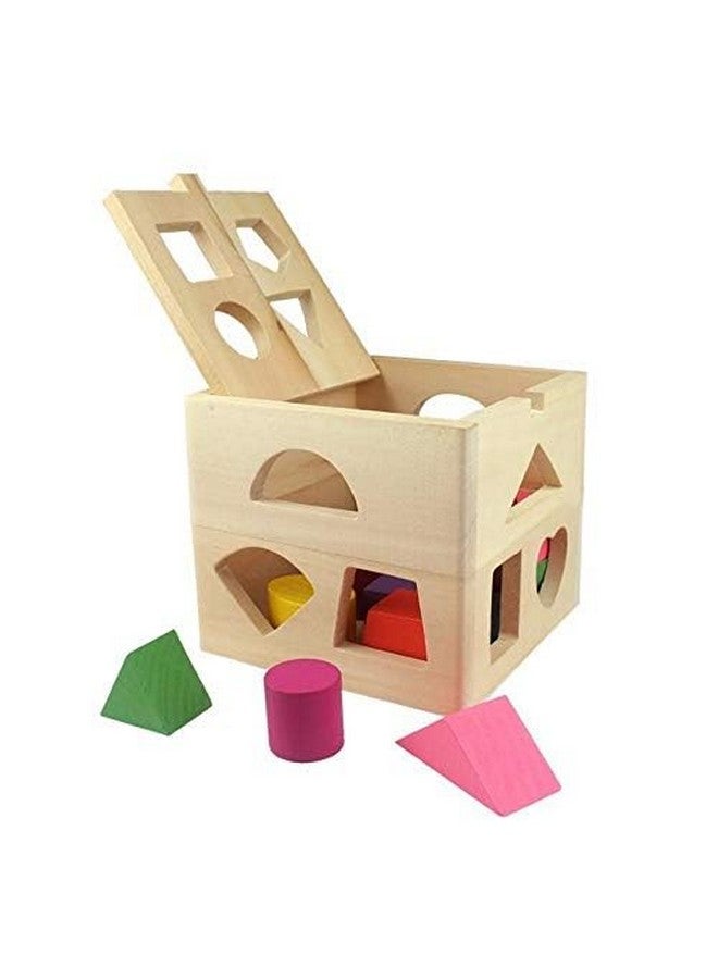 Smartcraft Wooden Toy, Blocks Shape Sorter Toys, Activity Educational Toys For Kids With 15 Hole Wooden Matching Inteligence Box - Image 2