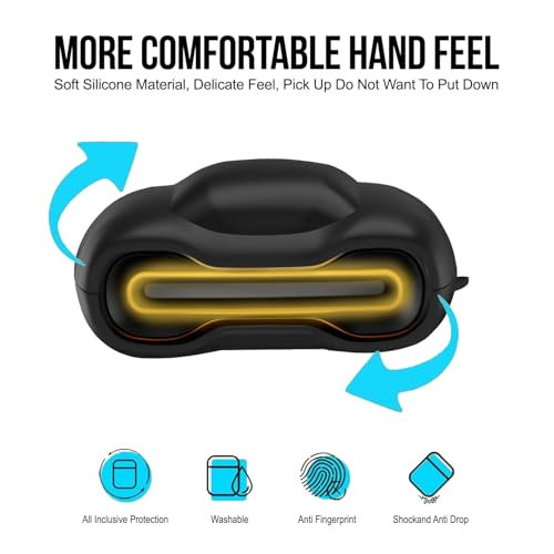 Cocoonkart Soft Silicone Case Cover Compatible for GoBoult Audio UFO | GoBoult Astra | GoBoult Mustang Torq (Black) - Image 5