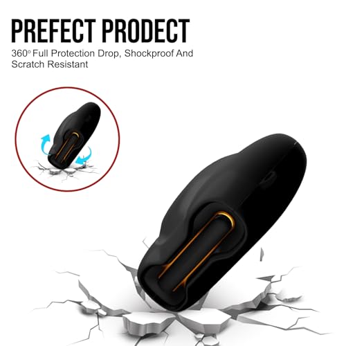Cocoonkart Soft Silicone Case Cover Compatible for GoBoult Audio UFO | GoBoult Astra | GoBoult Mustang Torq (Black) - Image 4