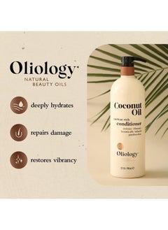 Oliology Coconut Oil Shampoo – Nutrient Rich Shampoo Restores Damaged & Lifeless Hair | Botanically Infused | Provides Intense Shine | Nourishing | Made in USA, Paraben Free & Cruelty Free (32 oz)  - Image 4