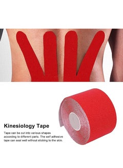 Kinesiology Adhesive Cotton Tape Sports Athletic Elastic Muscle Pain Relief For Gym Running Waterproof 5cm x 5m Red - pzsku/Z7960E579C35FFADB27BFZ/45/_/1688379492/c9a866a1-4760-4c78-a4ed-1654d4aa0a5f