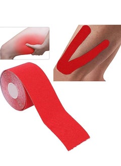 Kinesiology Adhesive Cotton Tape Sports Athletic Elastic Muscle Pain Relief For Gym Running Waterproof 5cm x 5m Red - pzsku/Z7960E579C35FFADB27BFZ/45/_/1688379492/dd97e285-1c26-46e0-b201-1a96b2b20012