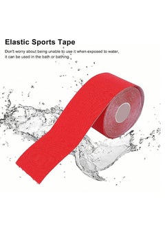 Kinesiology Adhesive Cotton Tape Sports Athletic Elastic Muscle Pain Relief For Gym Running Waterproof 5cm x 5m Red - pzsku/Z7960E579C35FFADB27BFZ/45/_/1688379493/620667f6-98a9-4715-861a-293bf0a47864