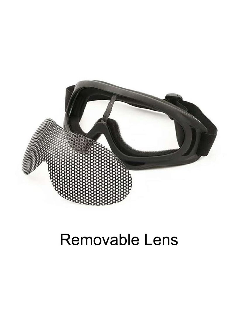 Excefore Protective Goggles High Density Metal Mesh Goggle Military Tactical Goggles Safety Glasses for Outdoor Sports - Image 5