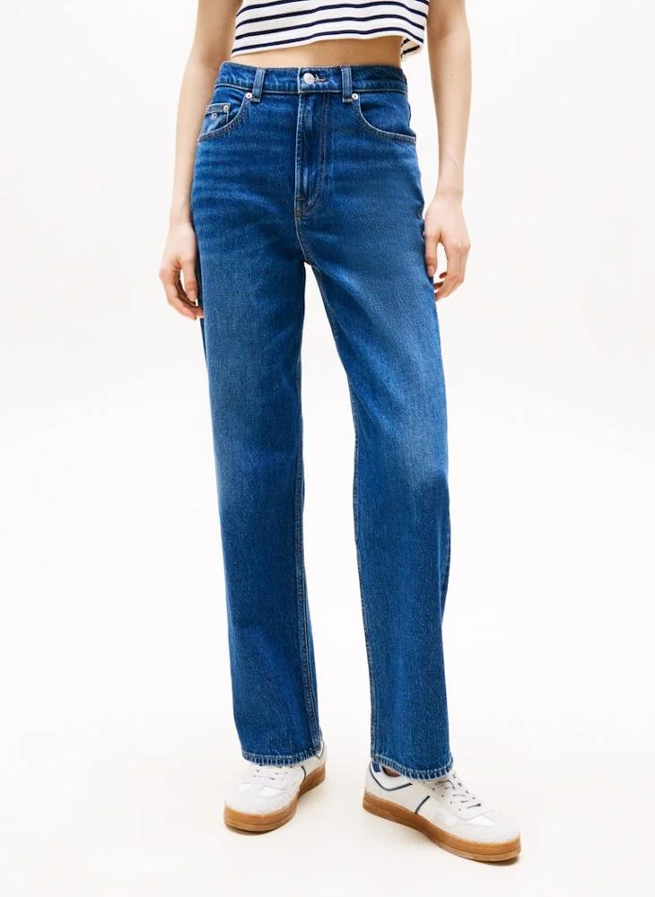 TOMMY JEANS Layla High Rise Straight Jeans