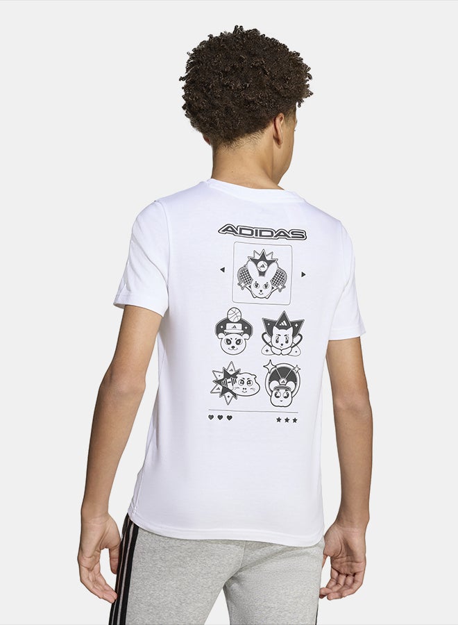 Adidas Anime Pets Graphic T-Shirt Kids - Image 2