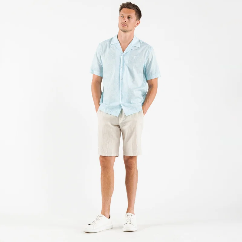 Vicomte A. Capri Sky Blue Shirt 100% Cotton