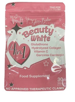 Beauty White 4 in 1 Glutathione and Collagen Slimming 30 Capsule