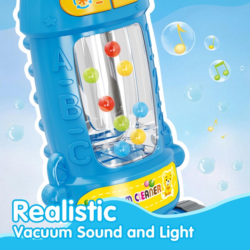  FS FS Toddler Vacuum Toy That Works with Lights & Sounds, Pretend Play Toy for Toddlers 1-3, Kids Vacuum Toys for Toddlers 3-5 Years Old Boys Girls, Play Vacuum Cleaning Toy with Ball-Popping Action - Image 2