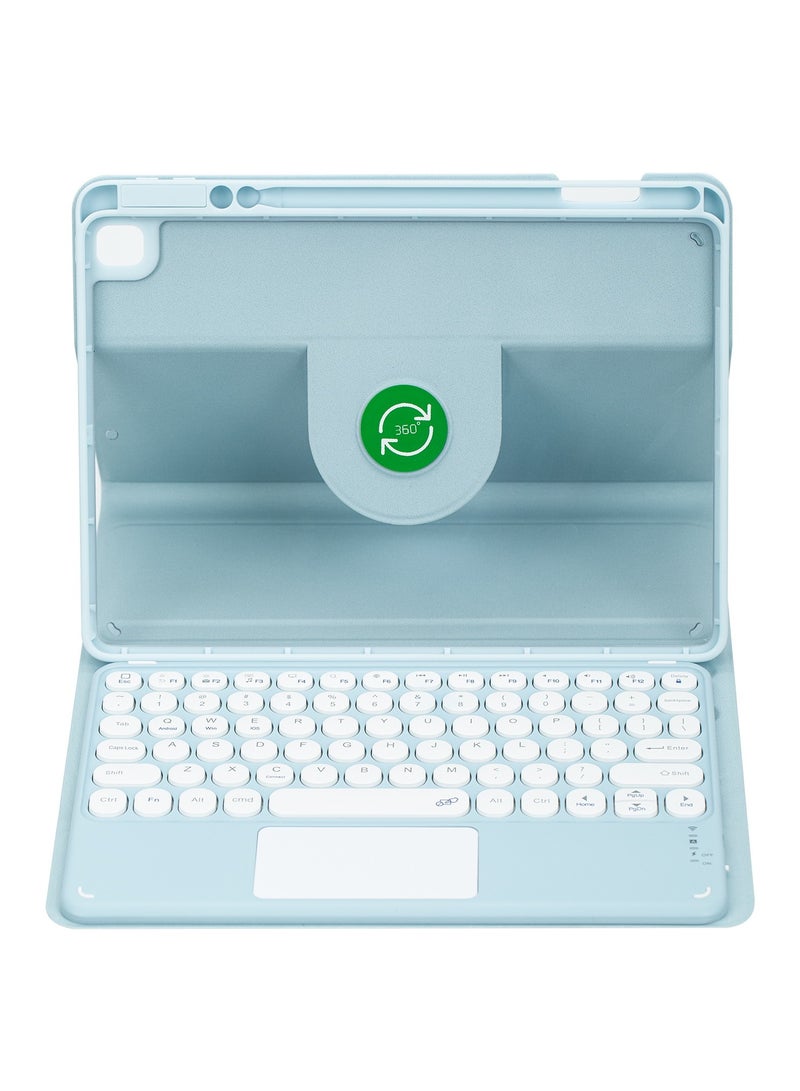 General Keyboard for iPad (A16) 11th Generation 11 Inch 2025 (A3355,A3356) Rotating Bracket Case with Pencil Holder Detachable Keyboard with Magnetic Cover  - Image 2
