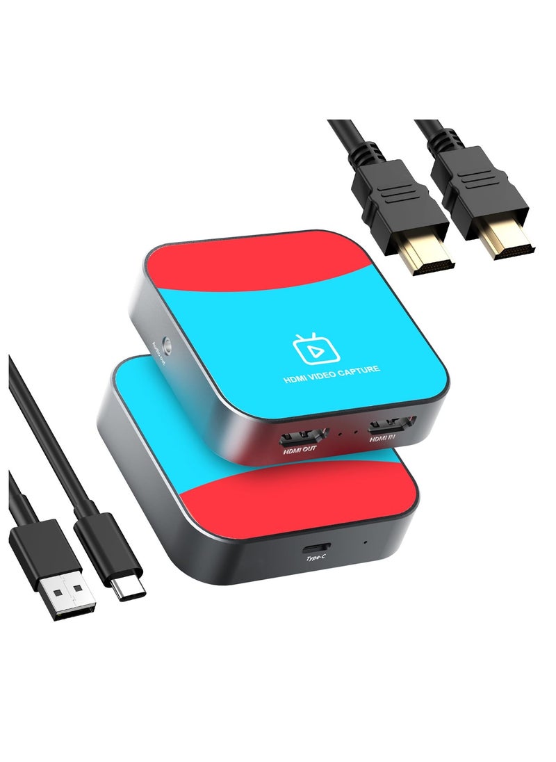 SYOSI - بطاقة التقاط لجهاز نينتندو سويتش، بطاقة التقاط فيديو وصوت بدقة 4K، USB C 3.0 1080P 60FPS مسجل HDMI للألعاب/البث المباشر/مؤتمر الفيديو، تعمل مع نينتندو سويتش/PS5/Xbox/OBS/كاميرا/كمبيوتر - Image 1