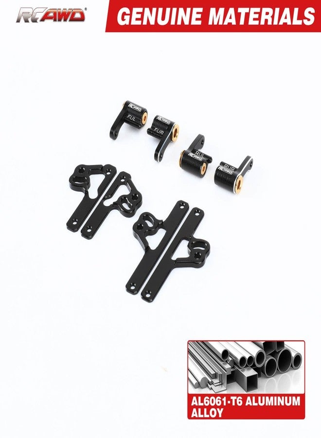 RCAWD SCX24 Shock Flex Blades Holder Absorber Mount Alum for Axial 1/24 SCX24 Front Rear Shocks Tower Upgrades Part - Image 4