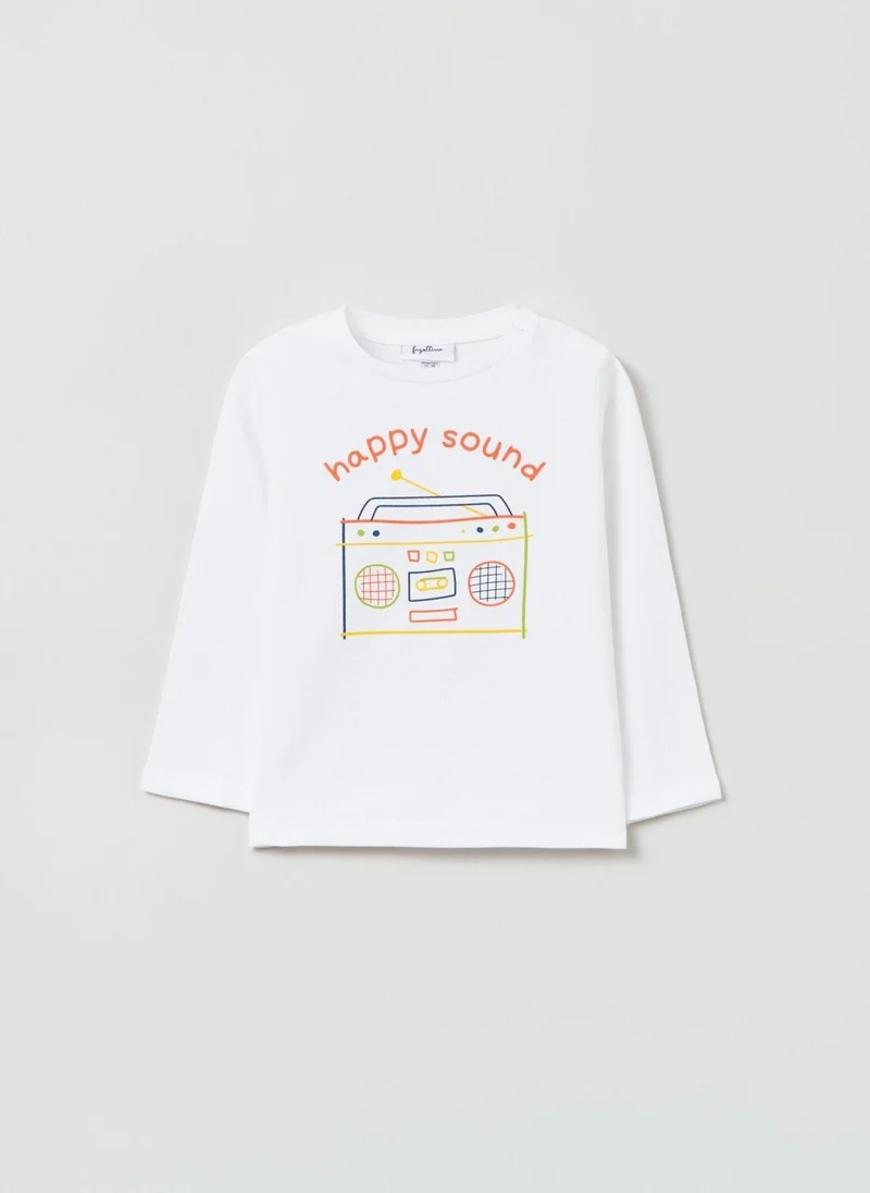 Ovs Ovs Fagottino Long-Sleeved T-Shirt With Stereo Print