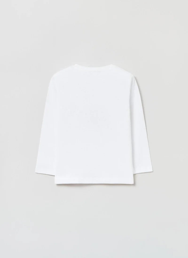 Ovs Ovs Fagottino Long-Sleeved T-Shirt With Stereo Print